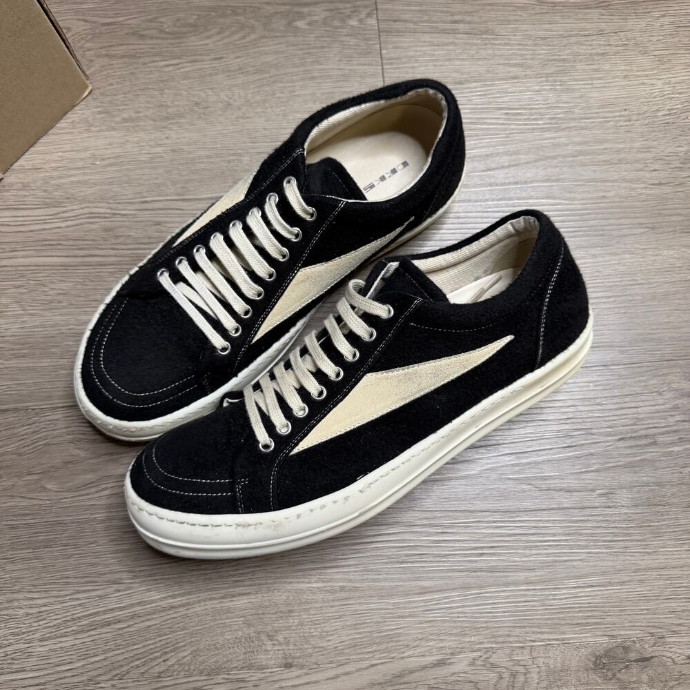 Rick Owens DRKSHDW Vintage Low Black Milk